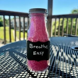 5/$25 Neon Pink Essential Oil Infused Bath Salts